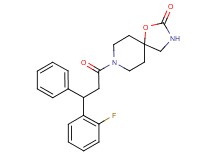 8-[3-(2-fluorophenyl)-3-phenylpropanoyl]-1-oxa-3,8-diazaspiro[4.5]decan-2-one
