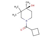 (4S)-1-(cyclobutylcarbonyl)-3,3,4-trimethyl-4-piperidinol