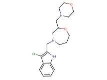 3-chloro-2-{[2-(morpholin-4-ylmethyl)-1,4-oxazepan-4-yl]methyl}-1H-indole