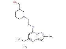(1-{2-[(5-isopropyl-2-methylpyrazolo[1,5-a]pyrimidin-7-yl)amino]ethyl}-3-piperidinyl)methanol