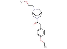 (1R*,5R*)-3-[(4-ethoxyphenyl)acetyl]-6-(2-methoxyethyl)-3,6-diazabicyclo[3.2.2]nonane