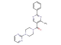 4-methyl-2-phenyl-5-[(4-pyrimidin-2-ylpiperazin-1-yl)carbonyl]pyrimidine