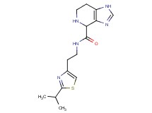 N-[2-(2-isopropyl-1,3-thiazol-4-yl)ethyl]-4,5,6,7-tetrahydro-1H-imidazo[4,5-c]pyridine-4-carboxamide dihydrochloride