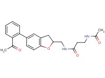 N~3~-acetyl-N~1~-{[5-(2-acetylphenyl)-2,3-dihydro-1-benzofuran-2-yl]methyl}-beta-alaninamide