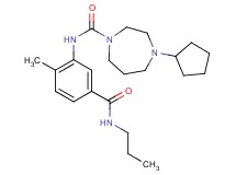 4-cyclopentyl-N-{2-methyl-5-[(propylamino)carbonyl]phenyl}-1,4-diazepane-1-carboxamide