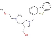 ((3R*,4R*)-1-(dibenzo[b,d]thien-4-ylmethyl)-4-{[(2-methoxyethyl)(methyl)amino]methyl}pyrrolidin-3-yl)methanol