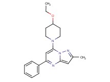 7-(4-ethoxypiperidin-1-yl)-2-methyl-5-phenylpyrazolo[1,5-a]pyrimidine