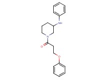 1-(3-phenoxypropanoyl)-N-phenyl-3-piperidinamine