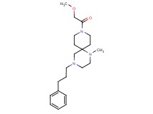 9-(methoxyacetyl)-1-methyl-4-(3-phenylpropyl)-1,4,9-triazaspiro[5.5]undecane