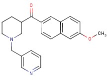 (6-methoxy-2-naphthyl)[1-(3-pyridinylmethyl)-3-piperidinyl]methanone