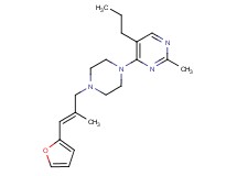 4-{4-[(2E)-3-(2-furyl)-2-methylprop-2-en-1-yl]piperazin-1-yl}-2-methyl-5-propylpyrimidine