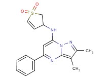 N-(1,1-dioxido-2,3-dihydro-3-thienyl)-2,3-dimethyl-5-phenylpyrazolo[1,5-a]pyrimidin-7-amine