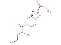 methyl 5-(2-methylpentanoyl)-4,5,6,7-tetrahydropyrazolo[1,5-a]pyrazine-2-carboxylate