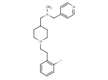 ({1-[2-(2-fluorophenyl)ethyl]-4-piperidinyl}methyl)methyl(4-pyridinylmethyl)amine