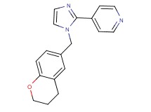 4-[1-(3,4-dihydro-2H-chromen-6-ylmethyl)-1H-imidazol-2-yl]pyridine