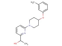 1-{6-[4-(3-methylphenoxy)-1-piperidinyl]-2-pyridinyl}ethanol
