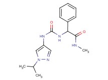 2-({[(1-isopropyl-1H-pyrazol-4-yl)amino]carbonyl}amino)-N-methyl-2-phenylacetamide