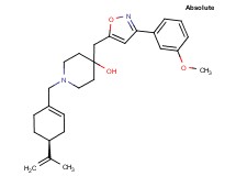 1-{[(4S)-4-isopropenyl-1-cyclohexen-1-yl]methyl}-4-{[3-(3-methoxyphenyl)-5-isoxazolyl]methyl}-4-piperidinol