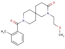 2-(2-methoxyethyl)-9-(2-methylbenzoyl)-2,9-diazaspiro[5.5]undecan-3-one