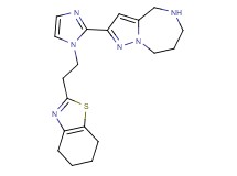 2-{1-[2-(4,5,6,7-tetrahydro-1,3-benzothiazol-2-yl)ethyl]-1H-imidazol-2-yl}-5,6,7,8-tetrahydro-4H-pyrazolo[1,5-a][1,4]diazepine