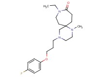 9-ethyl-4-[3-(4-fluorophenoxy)propyl]-1-methyl-1,4,9-triazaspiro[5.6]dodecan-10-one