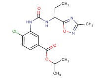 isopropyl 4-chloro-3-[({[1-(3-methyl-1,2,4-oxadiazol-5-yl)propyl]amino}carbonyl)amino]benzoate