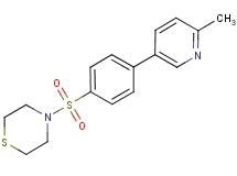 4-{[4-(6-methylpyridin-3-yl)phenyl]sulfonyl}thiomorpholine