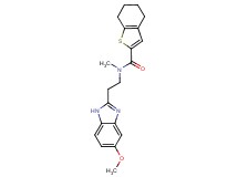 N-[2-(5-methoxy-1H-benzimidazol-2-yl)ethyl]-N-methyl-4,5,6,7-tetrahydro-1-benzothiophene-2-carboxamide