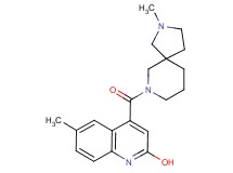 6-methyl-4-[(2-methyl-2,7-diazaspiro[4.5]dec-7-yl)carbonyl]-2-quinolinol