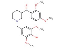 (2,4-dimethoxyphenyl)[1-(4-hydroxy-3,5-dimethoxybenzyl)-3-piperidinyl]methanone