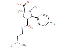 (2S*,4S*,5R*)-5-(4-chlorophenyl)-4-({[2-(dimethylamino)ethyl]amino}carbonyl)-1,2-dimethylpyrrolidine-2-carboxylic acid