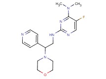 5-fluoro-N~4~,N~4~-dimethyl-N~2~-(2-morpholin-4-yl-2-pyridin-4-ylethyl)pyrimidine-2,4-diamine