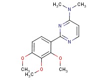 N,N-dimethyl-2-(2,3,4-trimethoxyphenyl)pyrimidin-4-amine
