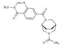 7-{[(1S*,5R*)-3-acetyl-3,6-diazabicyclo[3.2.2]non-6-yl]carbonyl}-3-methyl-4(3H)-quinazolinone