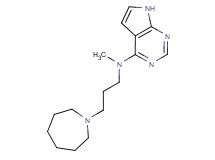N-(3-azepan-1-ylpropyl)-N-methyl-7H-pyrrolo[2,3-d]pyrimidin-4-amine