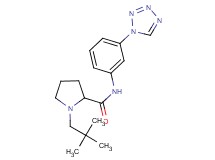 1-(2,2-dimethylpropyl)-N-[3-(1H-tetrazol-1-yl)phenyl]prolinamide