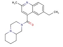 2-[(6-ethyl-2-methyl-4-quinolinyl)carbonyl]octahydro-2H-pyrido[1,2-a]pyrazine
