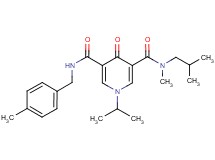 N-isobutyl-1-isopropyl-N-methyl-N'-(4-methylbenzyl)-4-oxo-1,4-dihydro-3,5-pyridinedicarboxamide