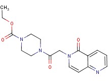 ethyl 4-[(5-oxo-1,6-naphthyridin-6(5H)-yl)acetyl]piperazine-1-carboxylate