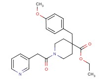 ethyl 4-(4-methoxybenzyl)-1-(3-pyridinylacetyl)-4-piperidinecarboxylate