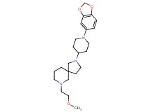 2-[1-(1,3-benzodioxol-5-yl)-4-piperidinyl]-7-(2-methoxyethyl)-2,7-diazaspiro[4.5]decane