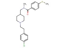 N-({1-[2-(4-chlorophenyl)ethyl]-4-piperidinyl}methyl)-N-methyl-4-(methylthio)benzamide