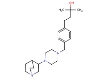 4-(4-{[4-(1-azabicyclo[2.2.2]oct-3-yl)-1-piperazinyl]methyl}phenyl)-2-methyl-2-butanol
