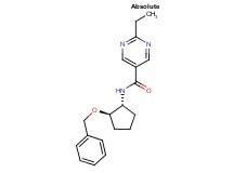 N-[(1R,2R)-2-(benzyloxy)cyclopentyl]-2-ethylpyrimidine-5-carboxamide