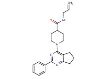 N-allyl-1-(2-phenyl-6,7-dihydro-5H-cyclopenta[d]pyrimidin-4-yl)-4-piperidinecarboxamide