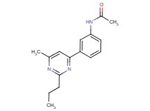 N-[3-(6-methyl-2-propylpyrimidin-4-yl)phenyl]acetamide