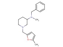 N-benzyl-N-methyl-1-[(5-methyl-2-furyl)methyl]-3-piperidinamine