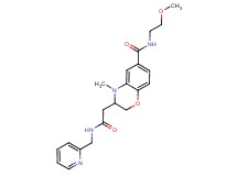 N-(2-methoxyethyl)-4-methyl-3-{2-oxo-2-[(pyridin-2-ylmethyl)amino]ethyl}-3,4-dihydro-2H-1,4-benzoxazine-6-carboxamide