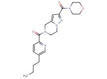 5-[(5-butylpyridin-2-yl)carbonyl]-2-(morpholin-4-ylcarbonyl)-4,5,6,7-tetrahydropyrazolo[1,5-a]pyrazine