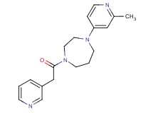 1-(2-methyl-4-pyridinyl)-4-(3-pyridinylacetyl)-1,4-diazepane